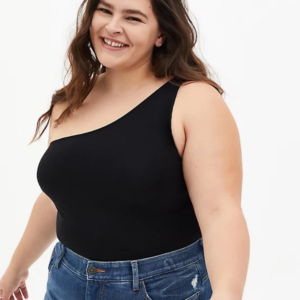 Torrid one shoulder top